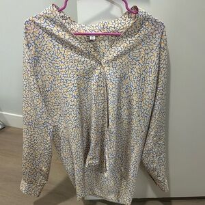 Cuyana Multicolor Patterned Blouse